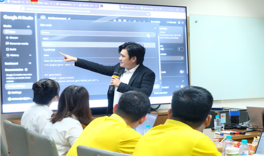 Hoạt động đào tạo AI